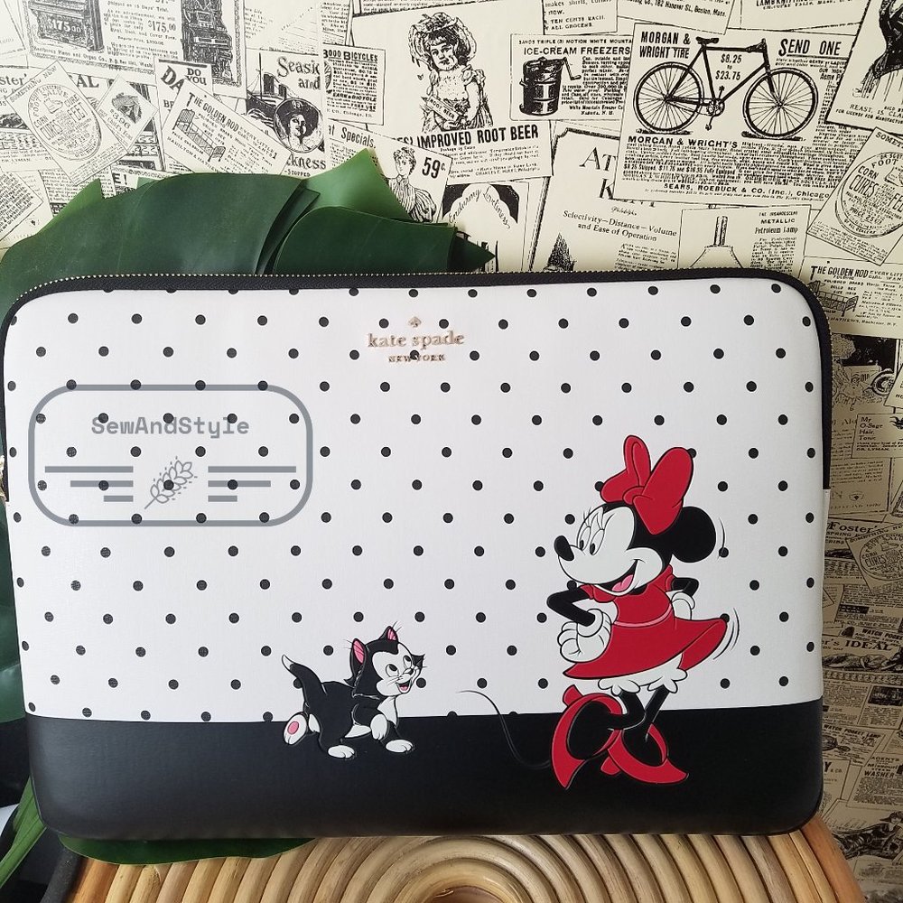 Kate Spade Disney X Kate Spade Minnie Universal Laptop Sleeve Limited Edition - Picture 2 of 11